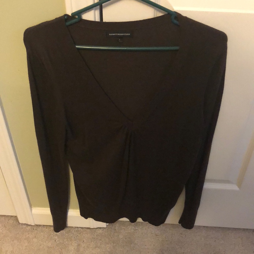 Express brown sweater